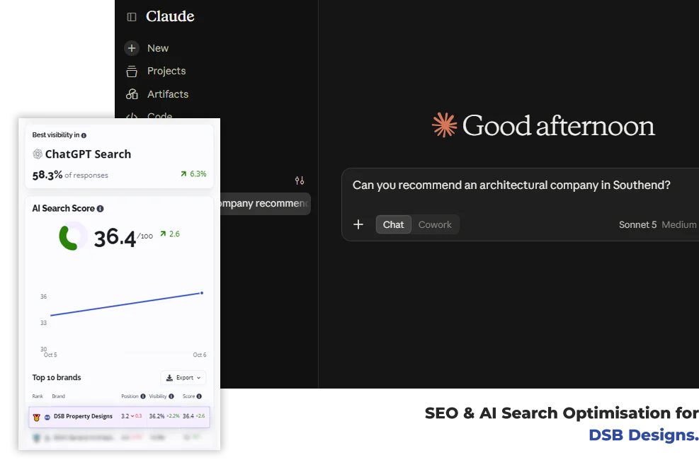 SEO & AI Search Optimisation for DSB Designs