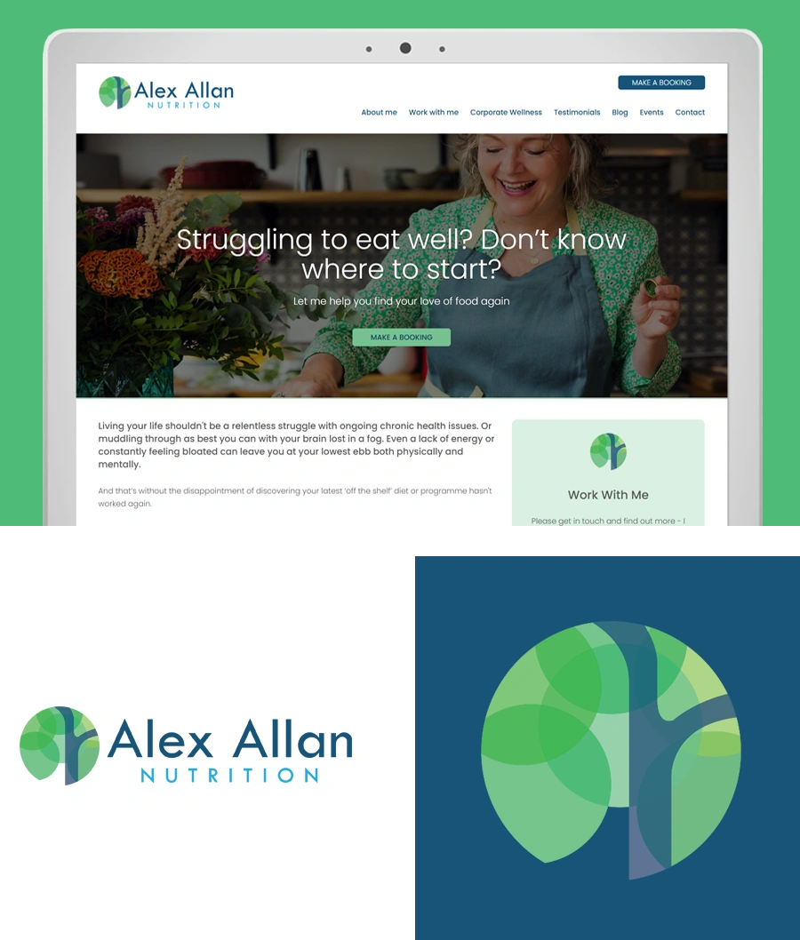 Alex Allan Website & Logo Design Leigh on Sea
