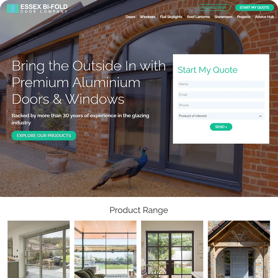 Essex Bifold Website Design