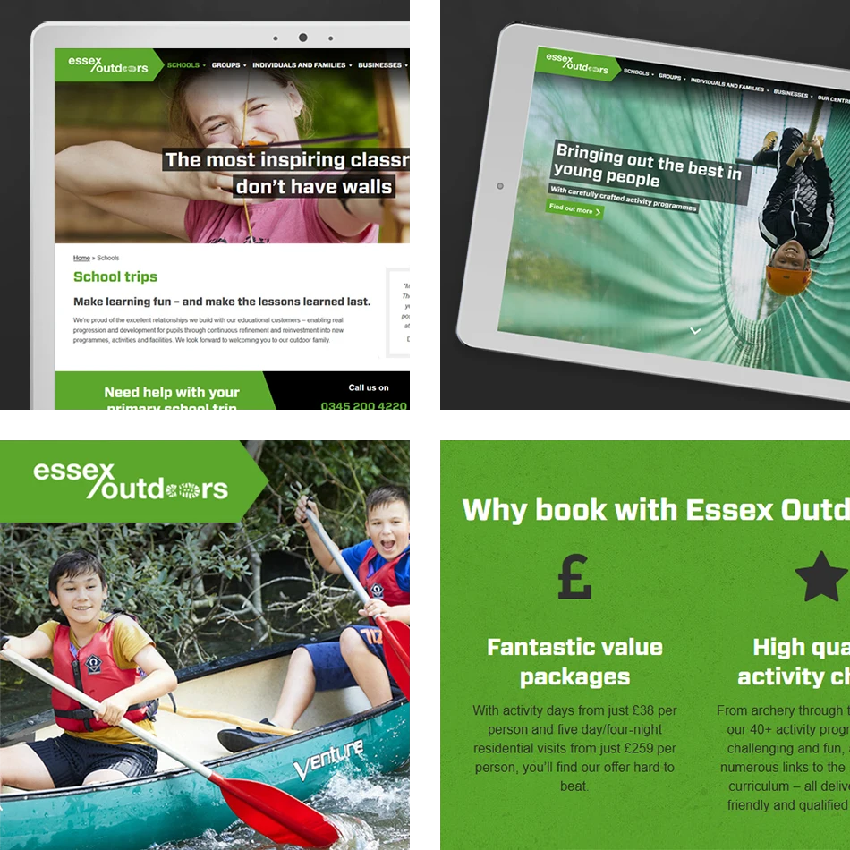Essex Outdoors Web Design