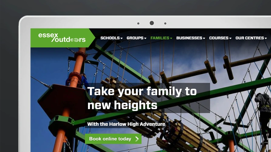 Website Design Essex Outdoors