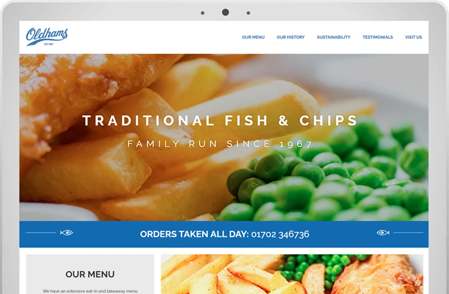 Oldhams of Westcliff Web Design