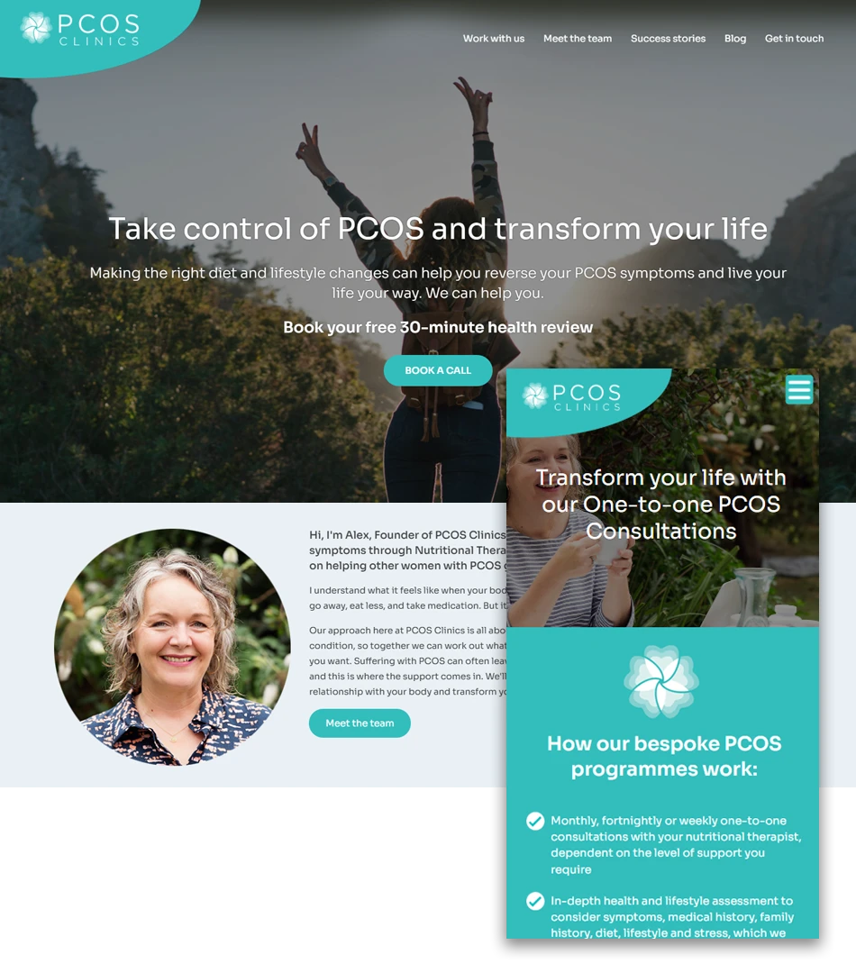 PCOS Web Design Essex