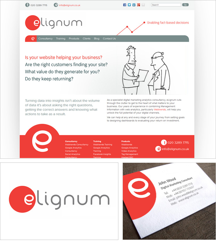 eLignum branding and website development