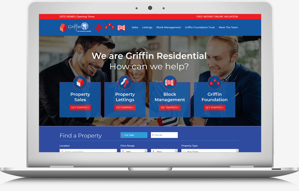 Featured Website - Griffin Residential